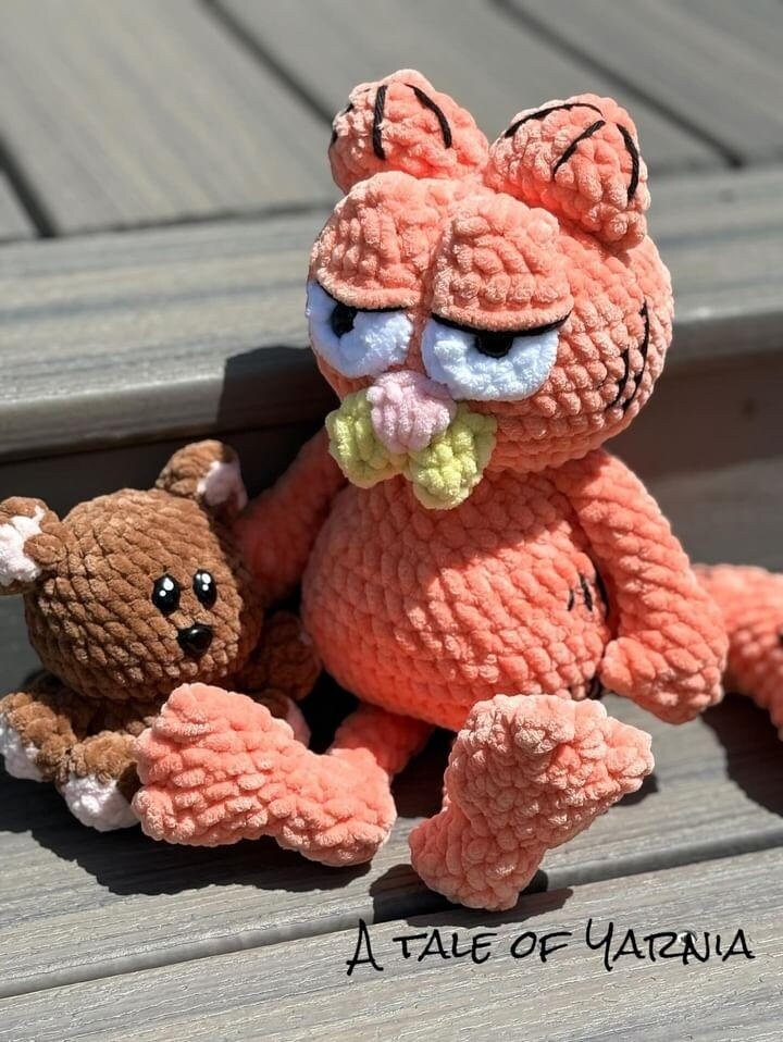 Fat Cat with Teddy