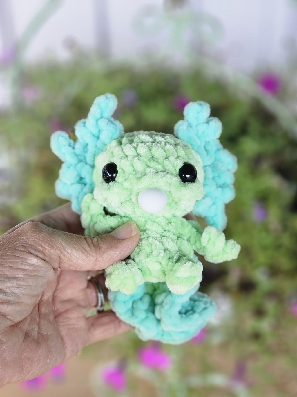 Axolotl gremlin crochet pattern