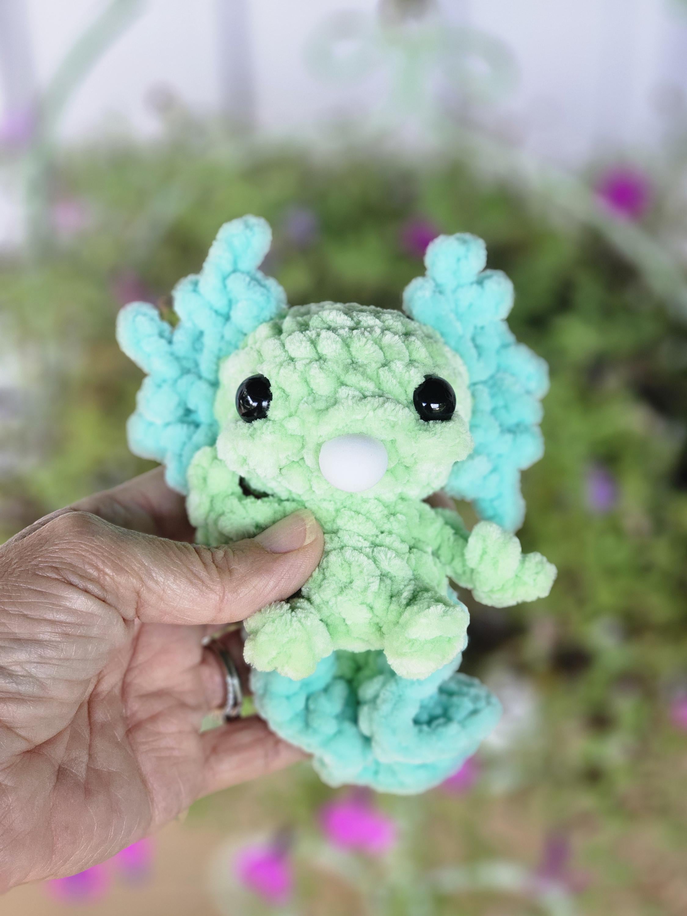 Axolotl gremlin crochet pattern