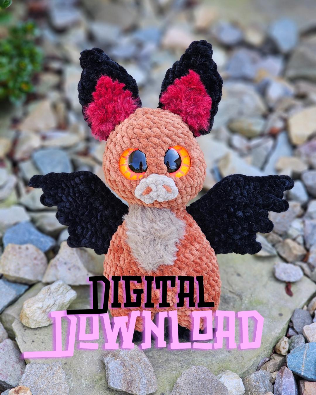 Ozzy the bat crochet pattern