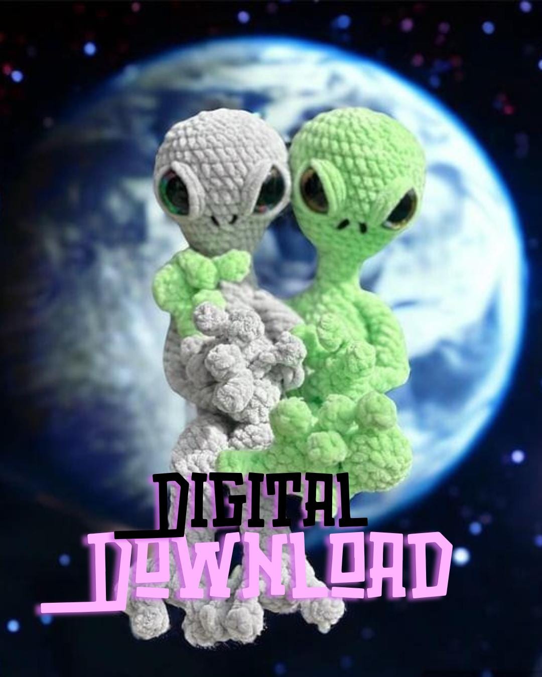 Walter the Chill Alien crochet pattern