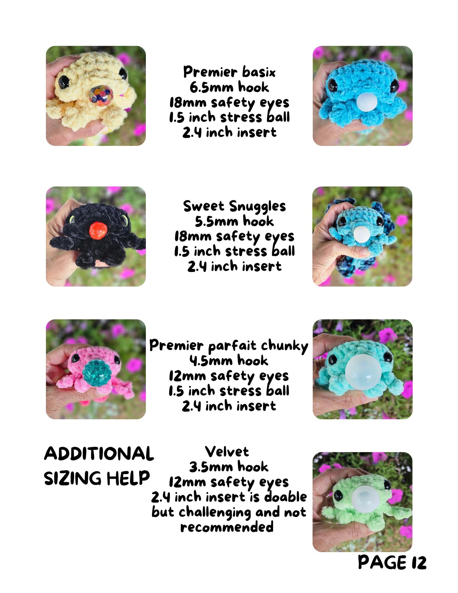 Axolotl gremlin crochet pattern
