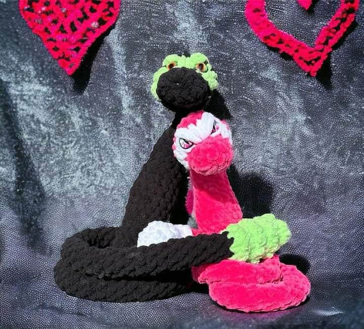 Snake and Mouse crochet pattern