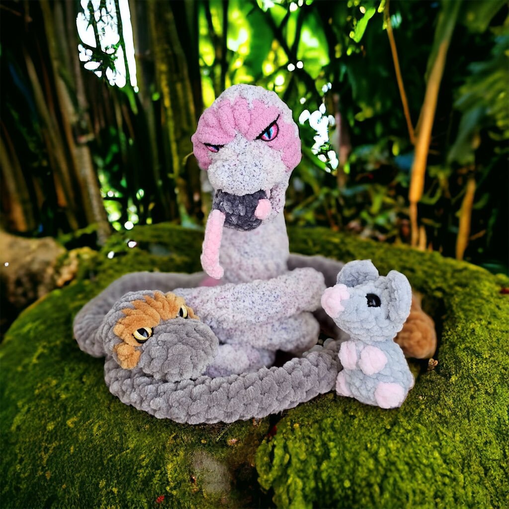 Snake and Mouse crochet pattern