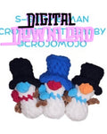 Crochet Snowman Gnome
