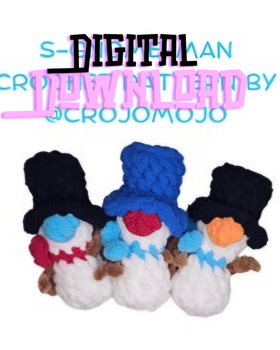 Crochet Snowman Gnome