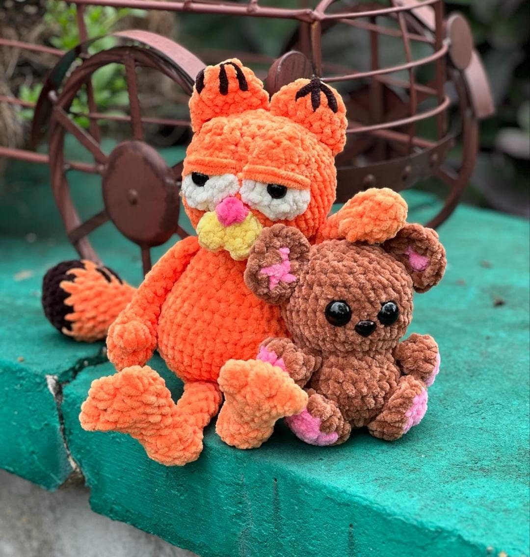 Fat Cat with Teddy