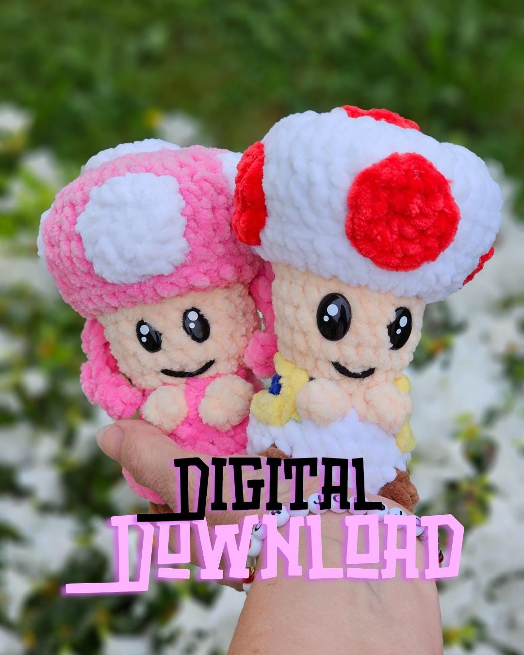 Mini Mushroom crochet pattern