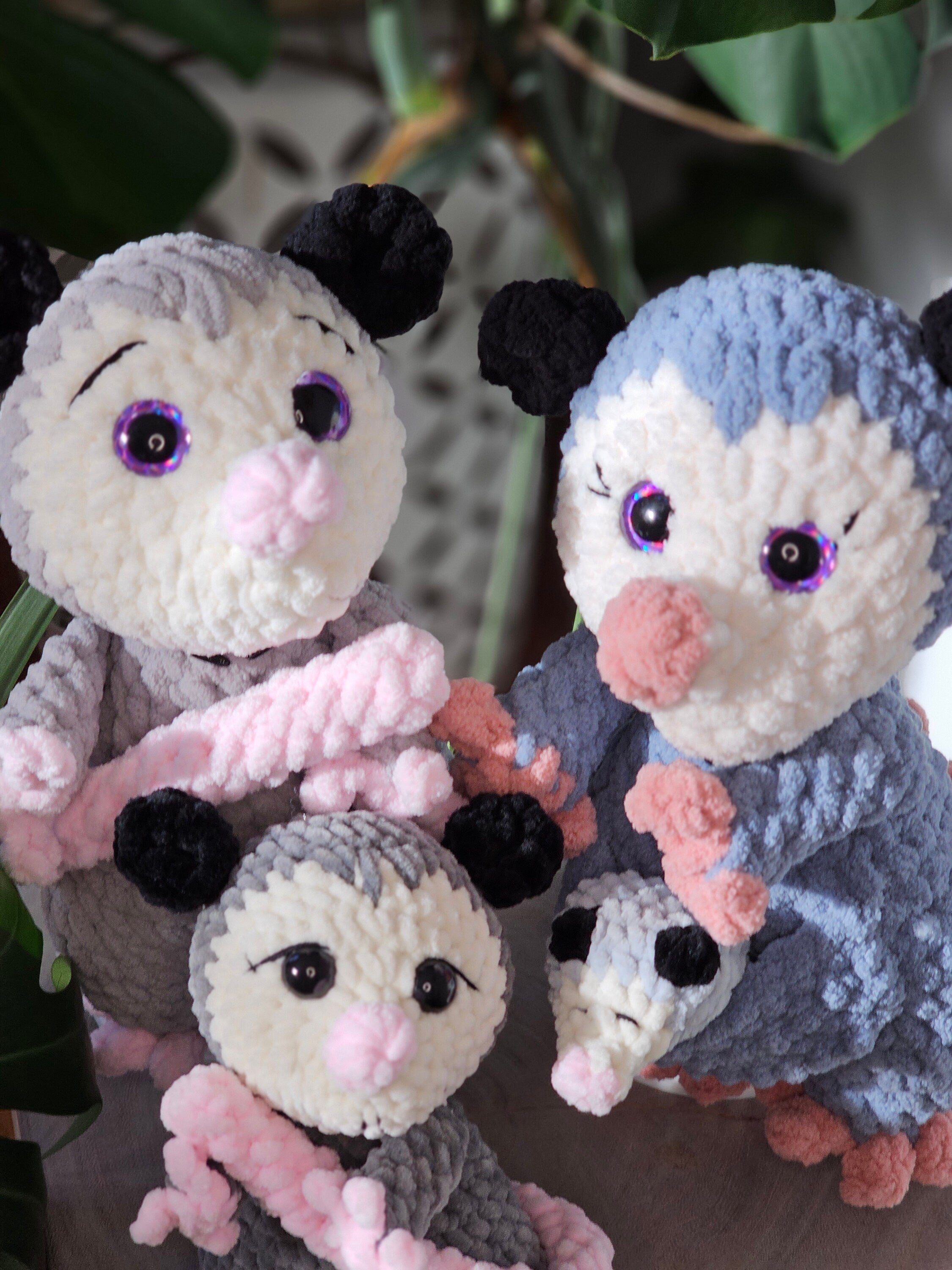 Petunia Possum crochet pattern