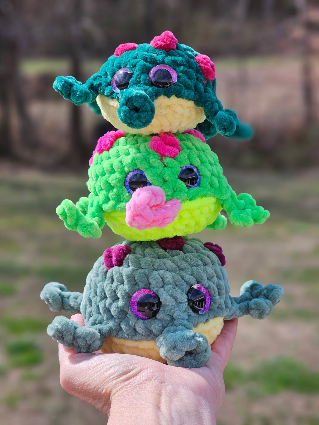 Frog Balloon crochet pattern