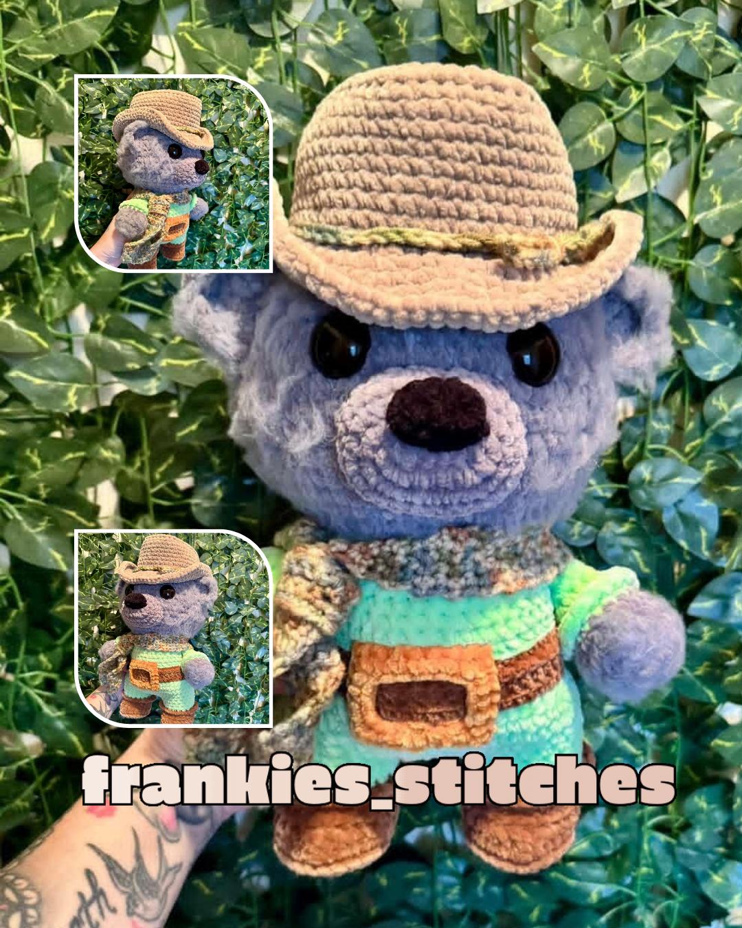Cowboy Teddy Bear crochet pattern