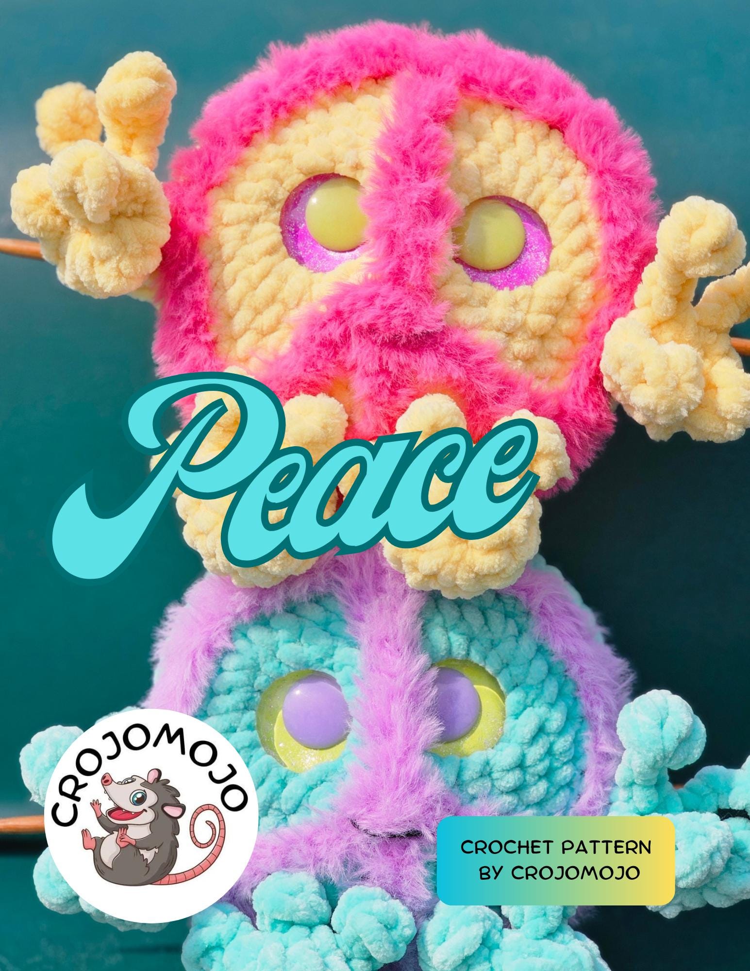 Peace Symbol crochet pattern