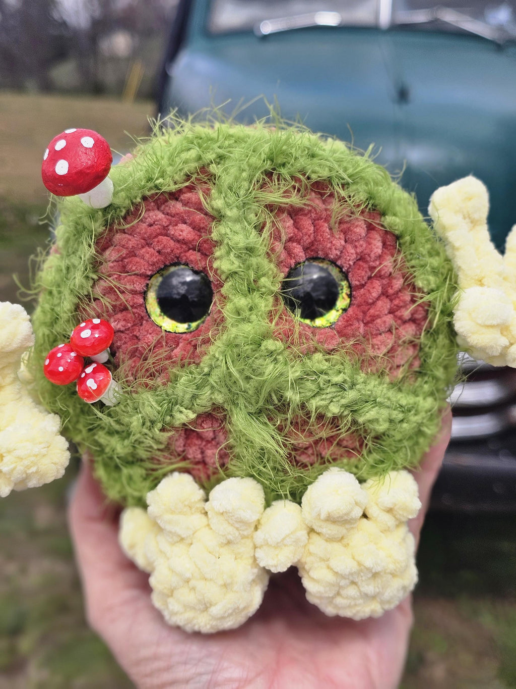 Peace Symbol crochet pattern