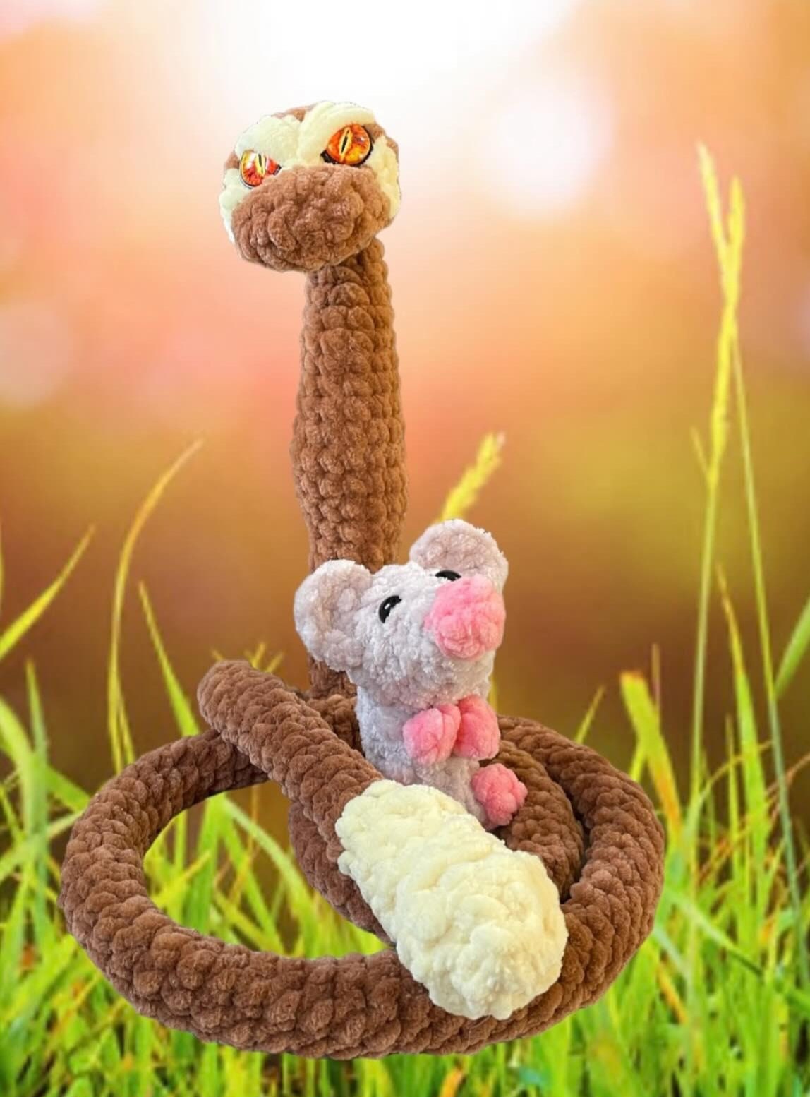 Snake and Mouse crochet pattern