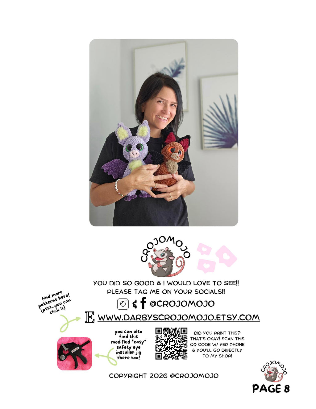 Peace Symbol crochet pattern