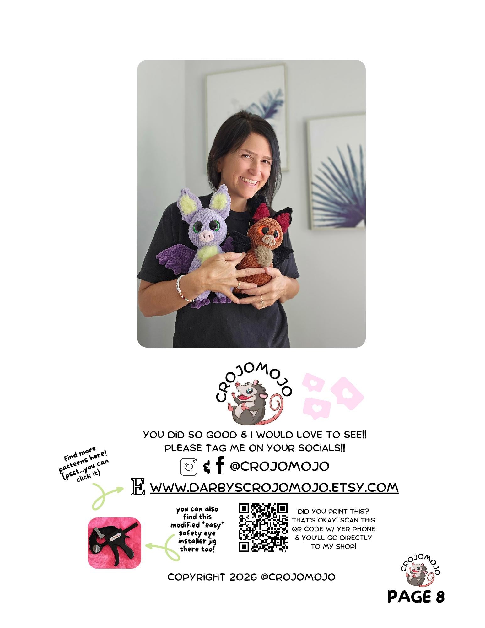 Peace Symbol crochet pattern