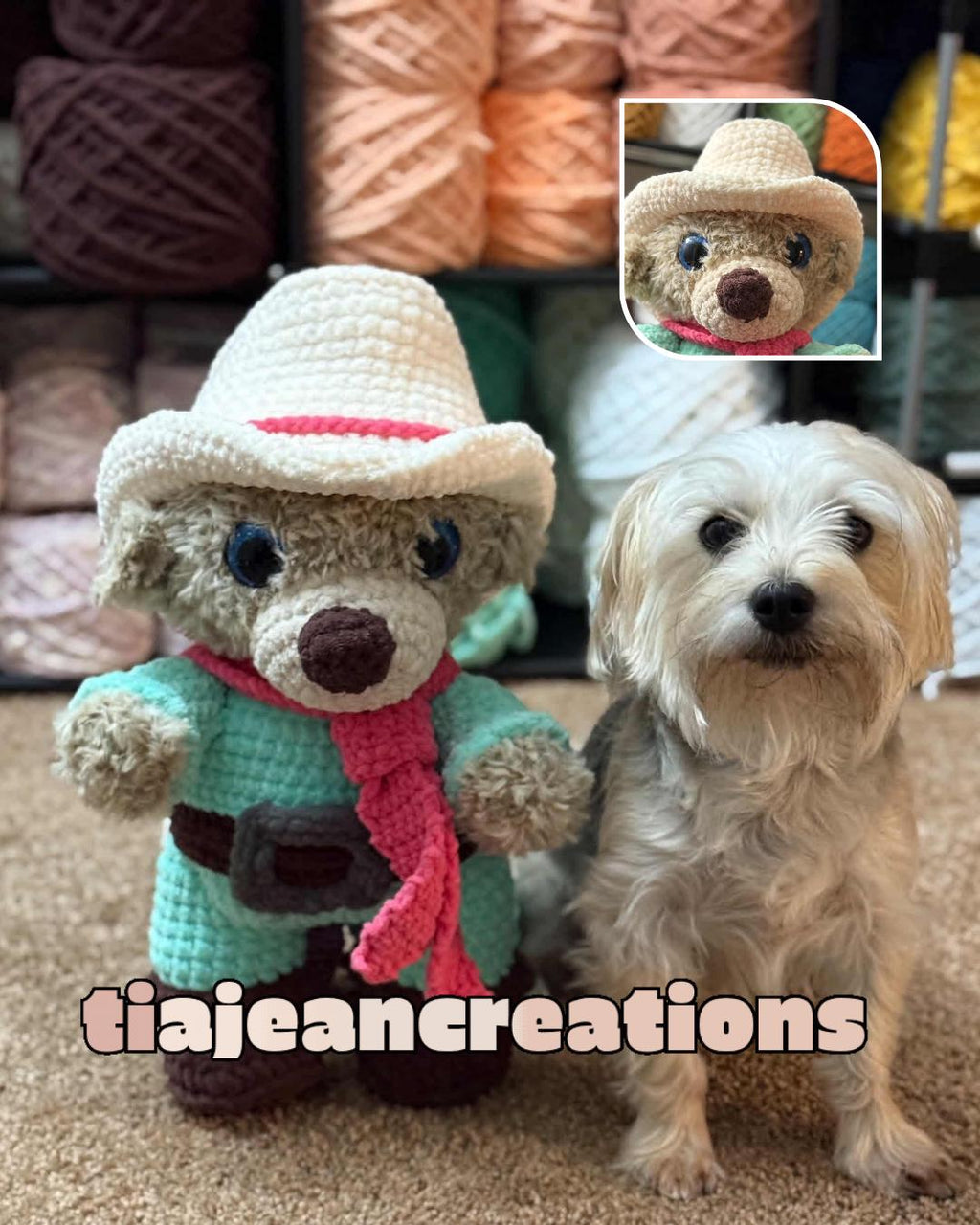 Cowboy Teddy Bear crochet pattern