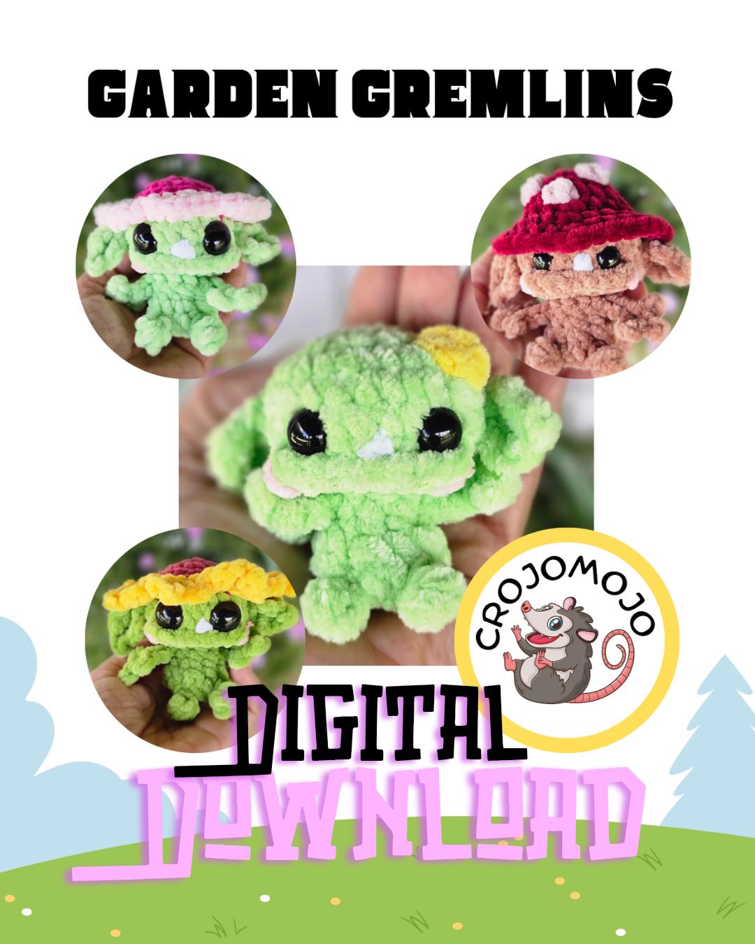 Garden gremlin crochet pattern