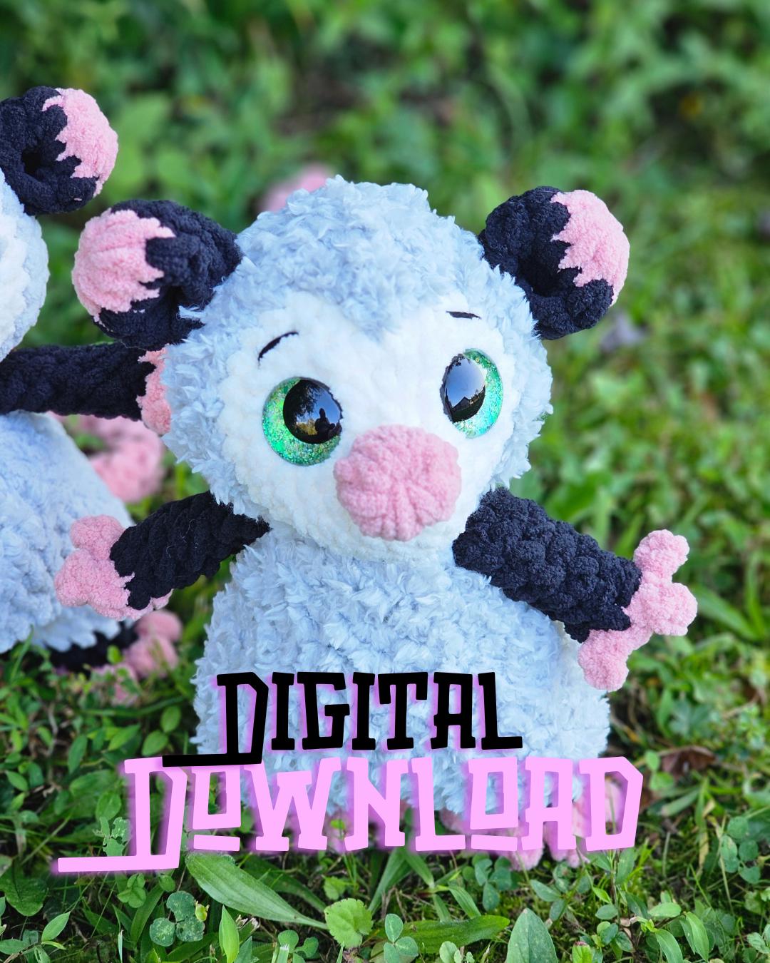 Petunia Possum crochet pattern