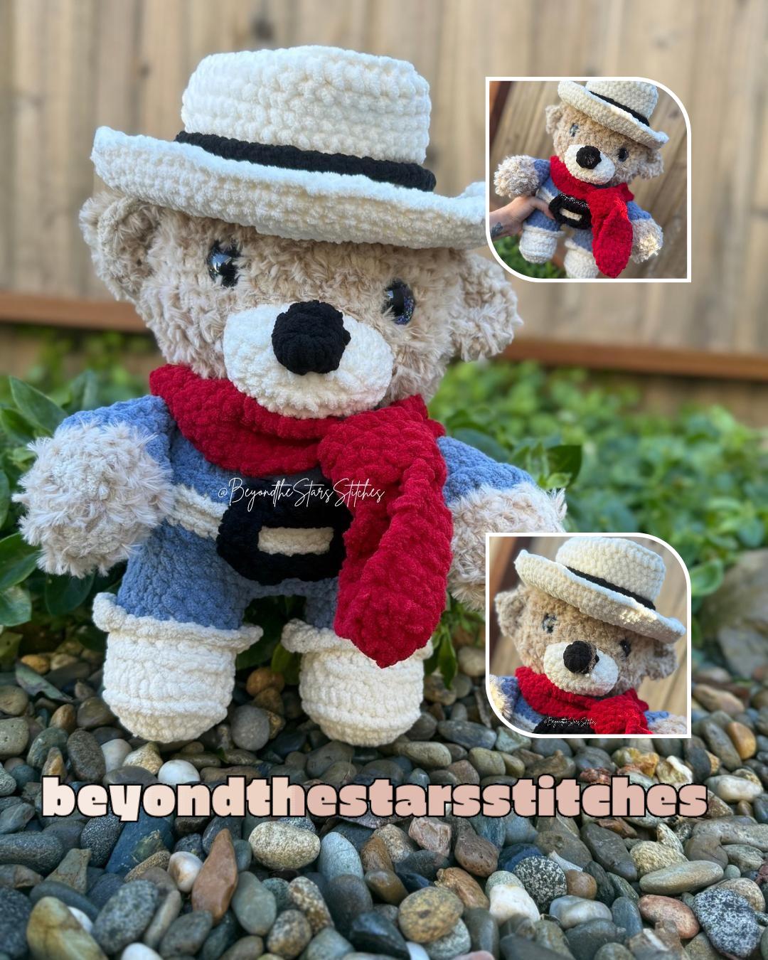 Cowboy Teddy Bear crochet pattern