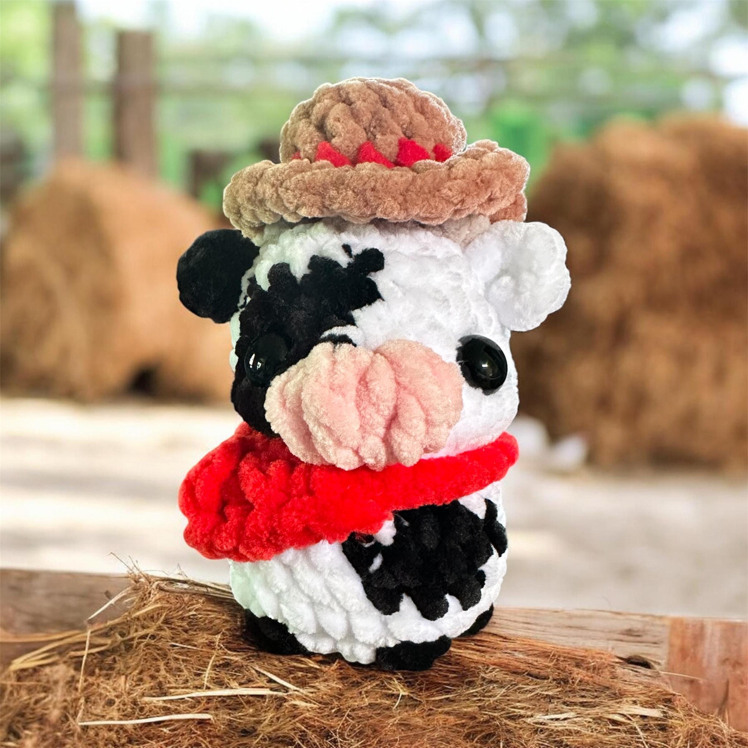 Moolissa the cow crochet pattern