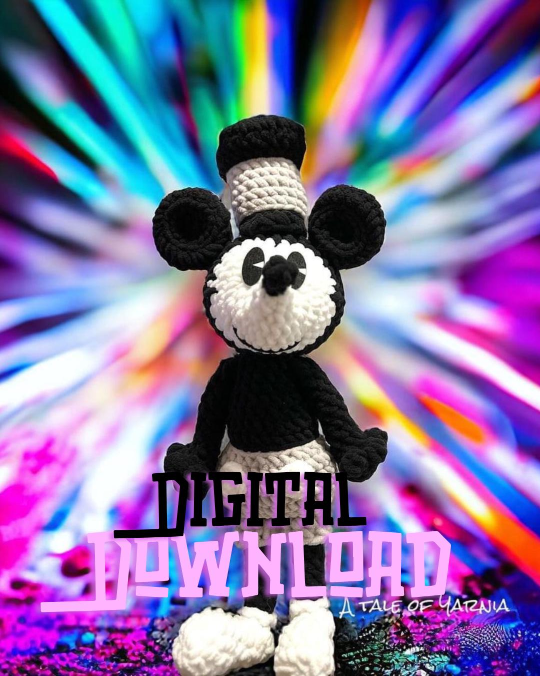 Captain Mouse crochet pattern