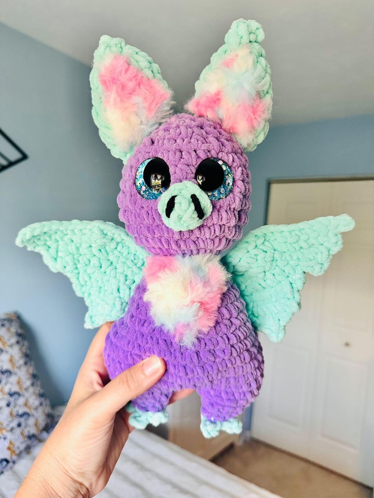 Ozzy the bat crochet pattern