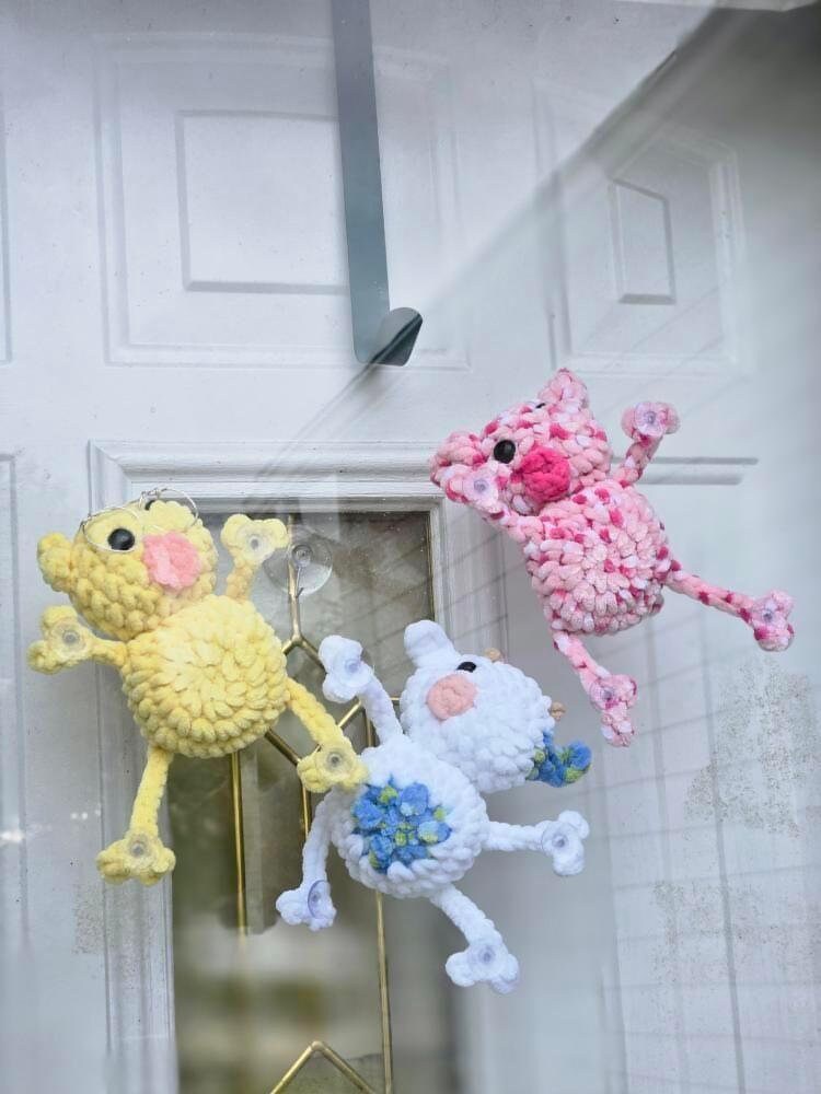 Window Cling Cow, Pig, and Chick