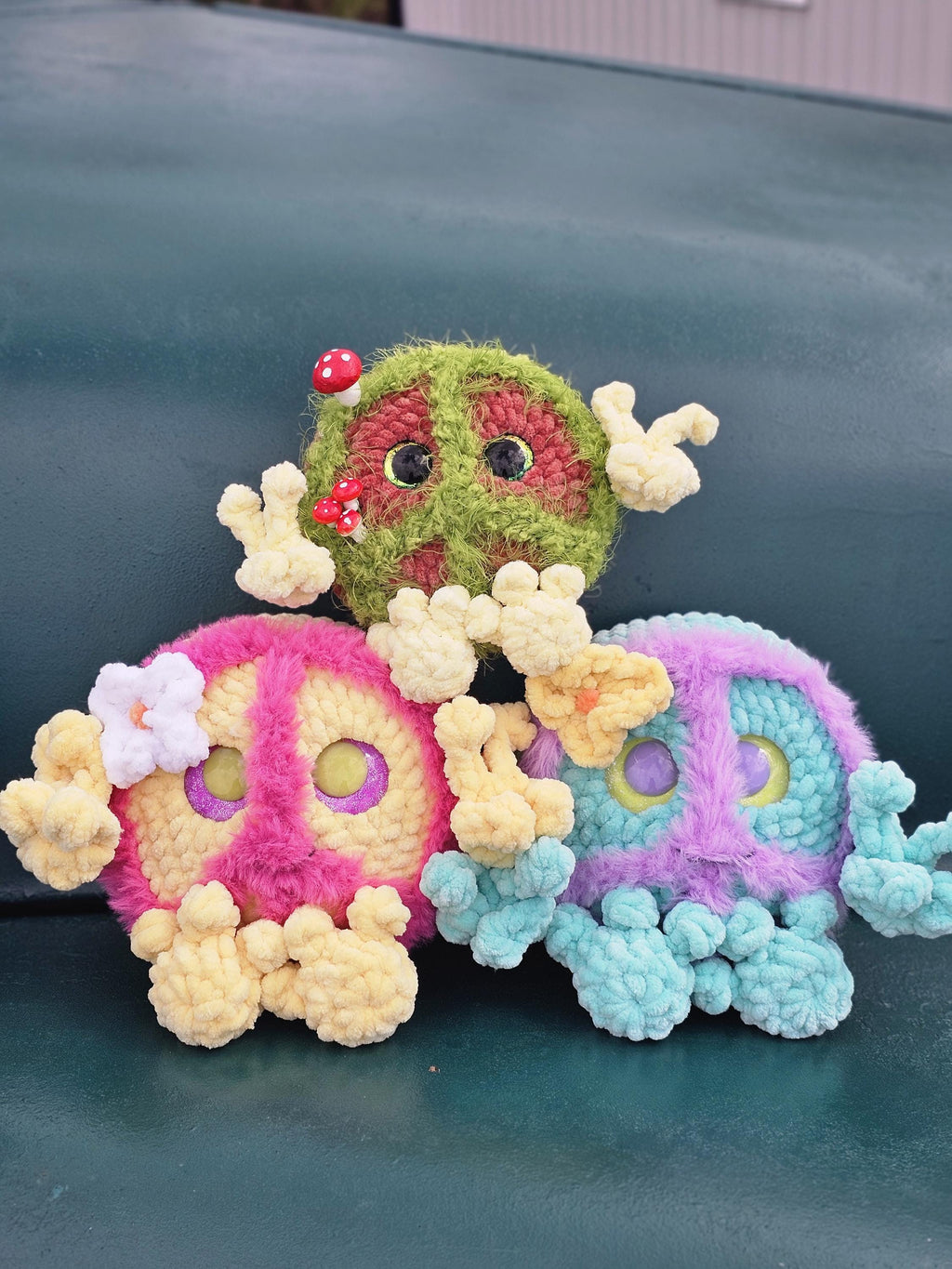 Peace Symbol crochet pattern