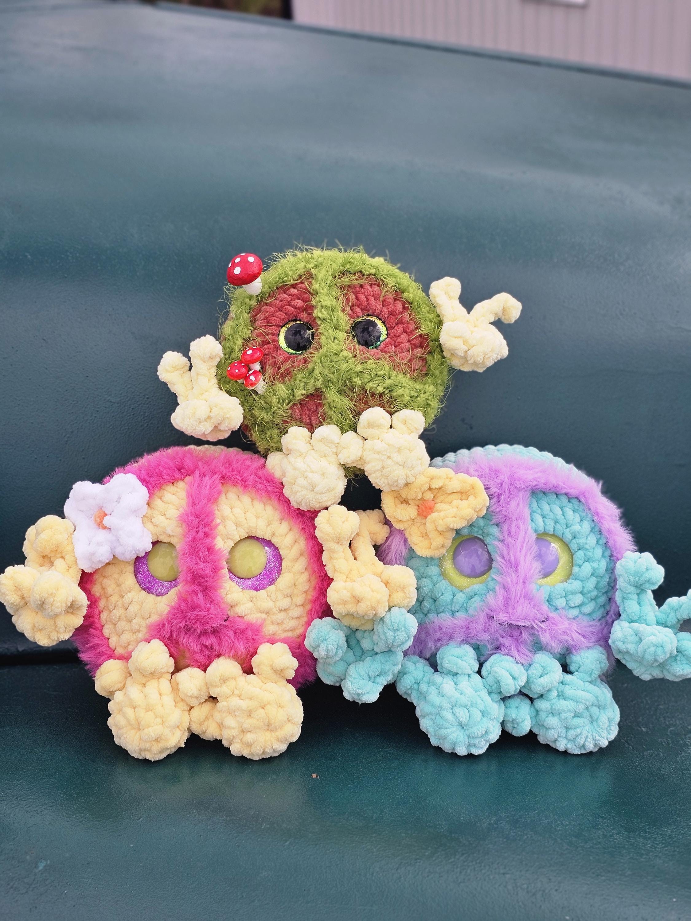 Peace Symbol crochet pattern
