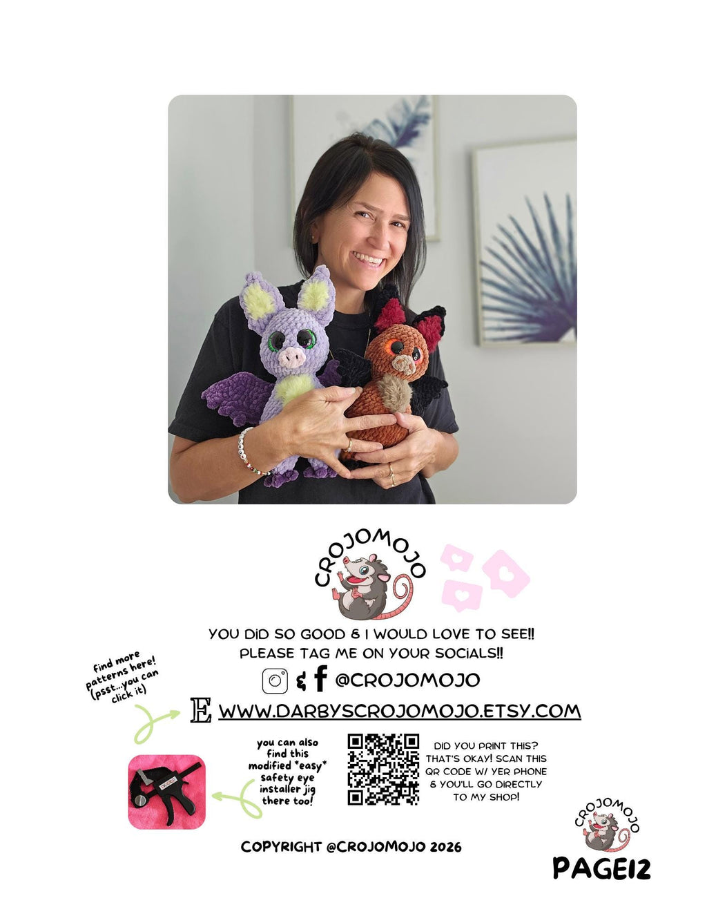 Garden gremlin crochet pattern