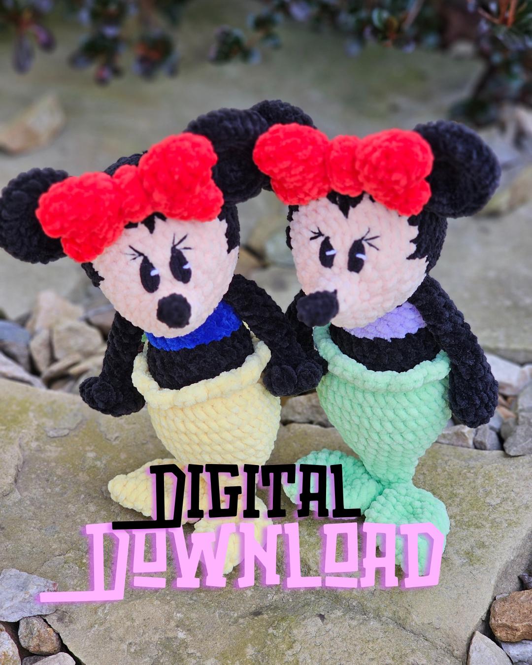 Mermaid Mouse crochet pattern