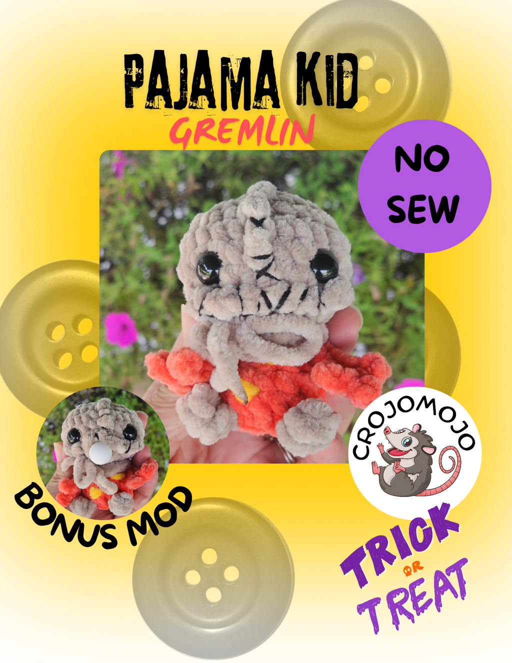 Terror Trio crochet patterns